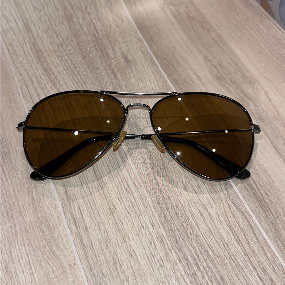 Eagle eyes Aviator Sunglasses with Brown polarized Lenses